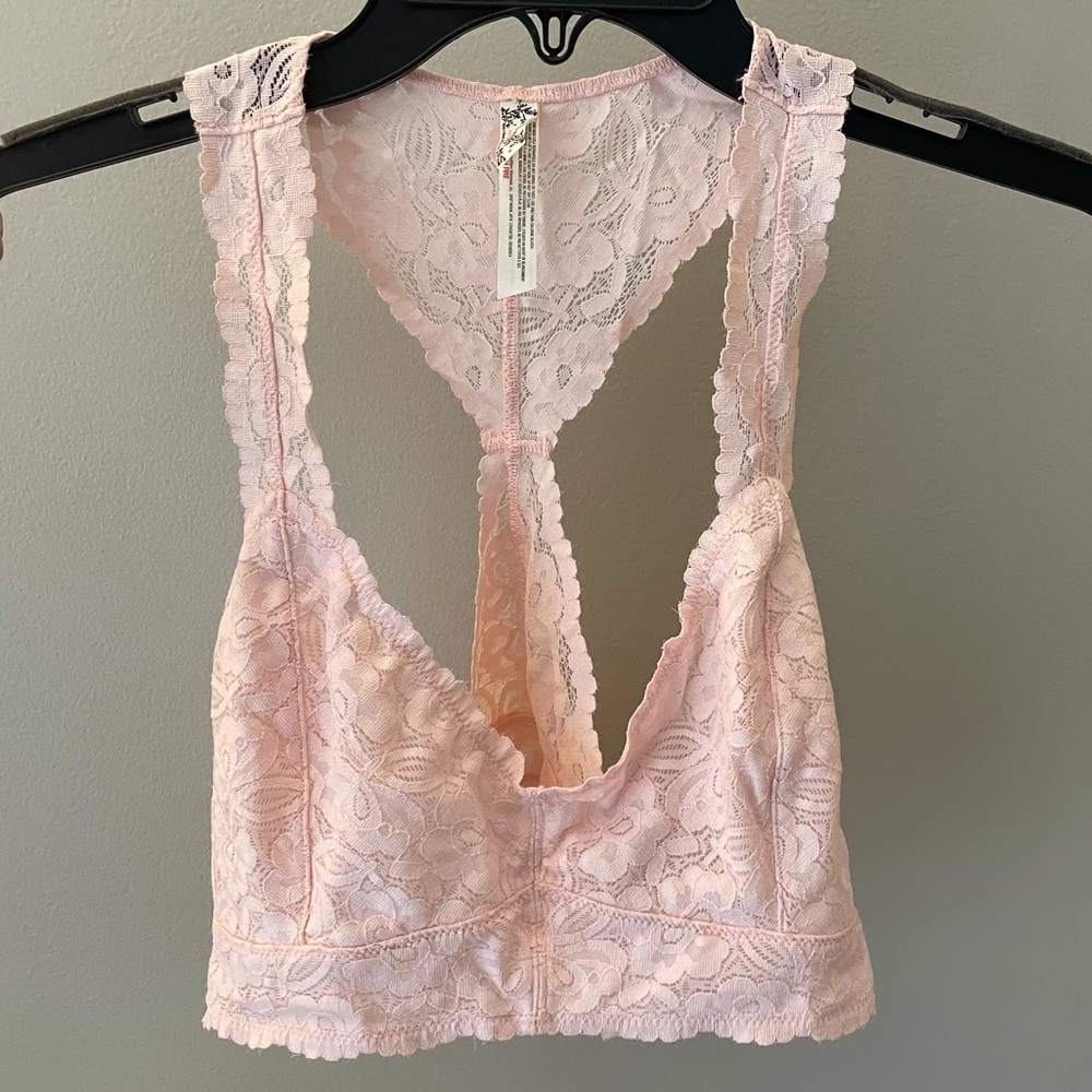 Pink Free People bralette
